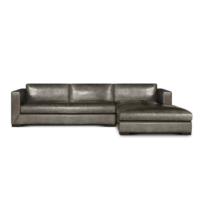 right-side view of the Hand & Grain Urbano Chaise Sectional