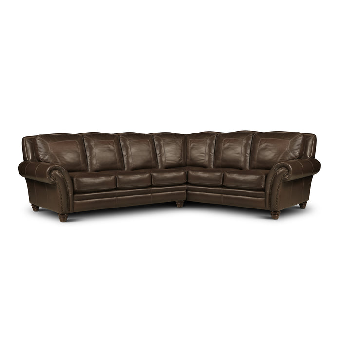 right-side view of the Hand & Grain Dante Corner Sectional
