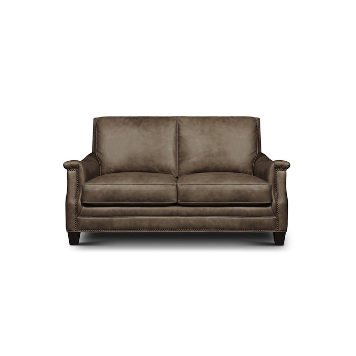 front view of the Hand & Grain Versailles Loveseat