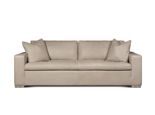 front view of the Aksel Sofa by Hand & Grain