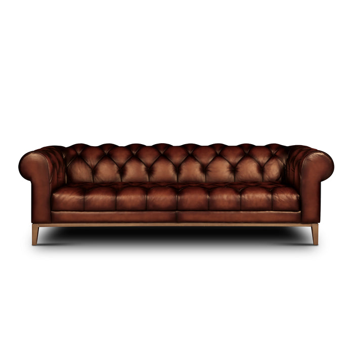 front view of the Hand & Grain Cuomo Sofa