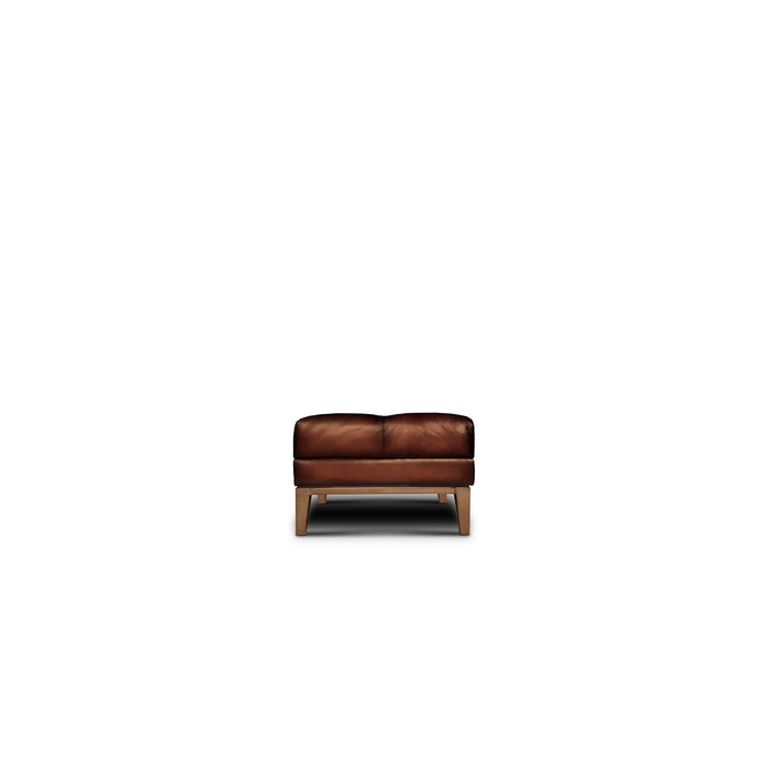 front view of the Hand & Grain Cuomo Ottoman