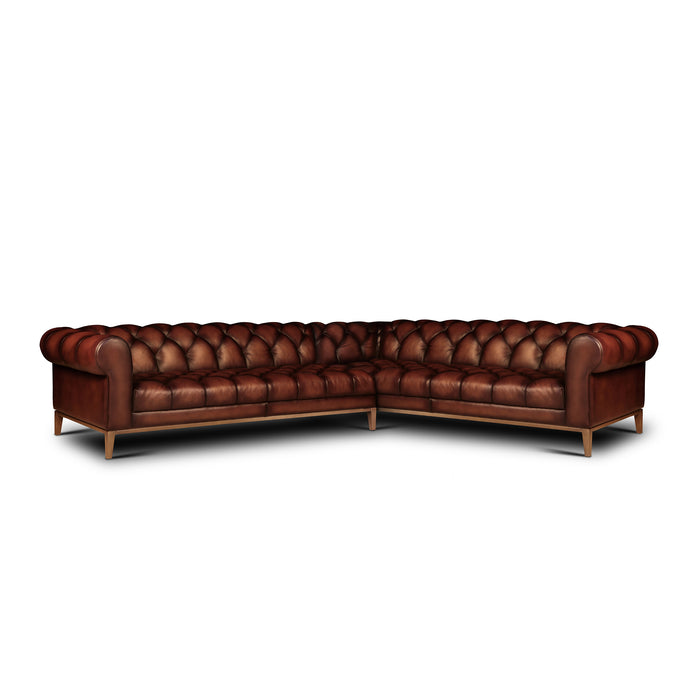 right-side view of the Hand & Grain Cuomo Corner Sectional