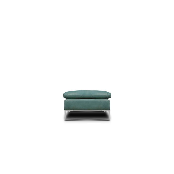 front view of the Hand & Grain Pia Ottoman