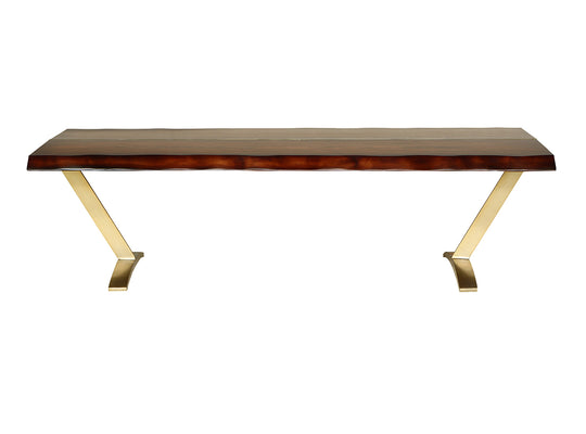 front view of the Hand & Grain Shanta Coffee Table
