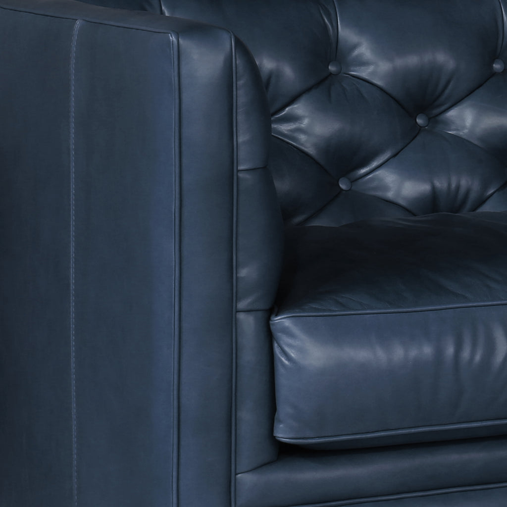arm detail of the Hand & Grain Epoch Loveseat