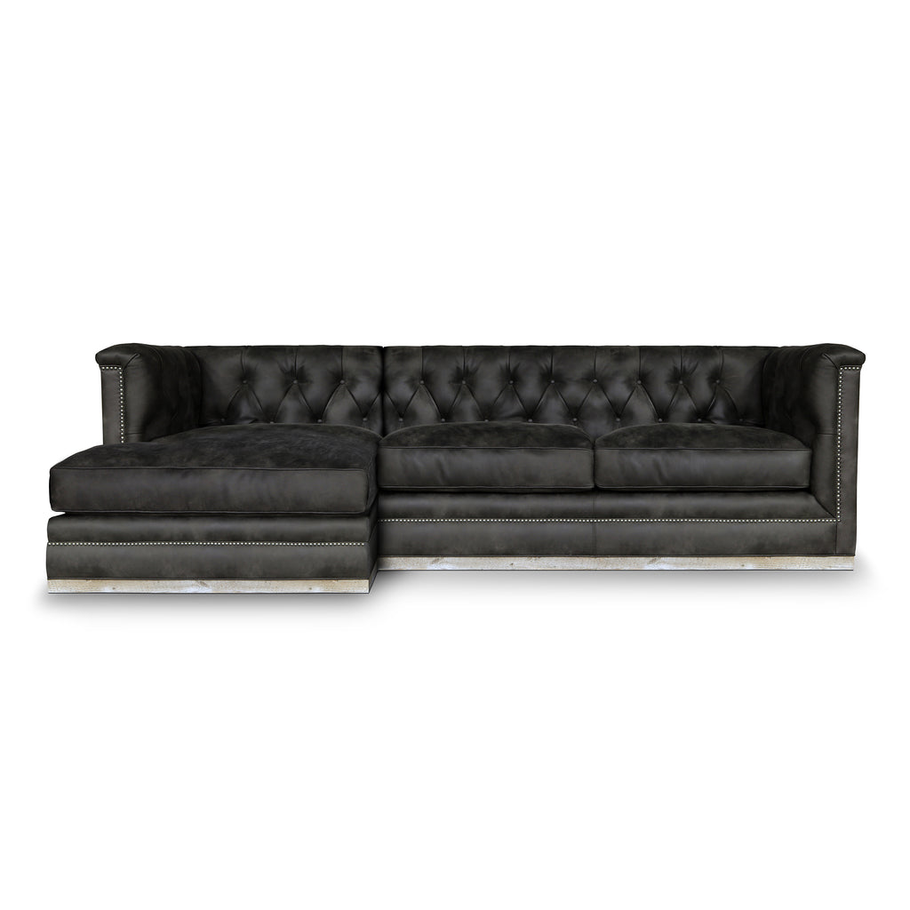left-side view of the Gallant Chaise Sectional by Hand & Grain