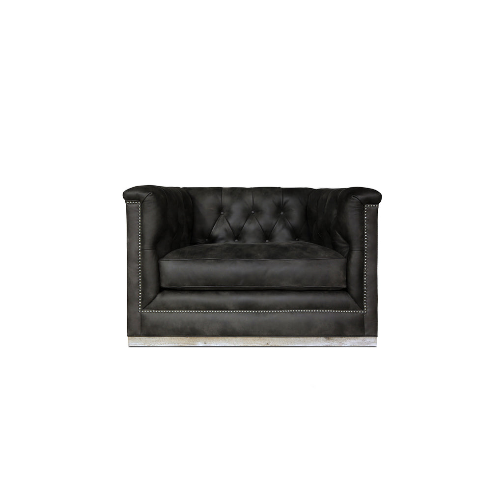 front view of the Gallant Chair and a Half by Hand & Grain