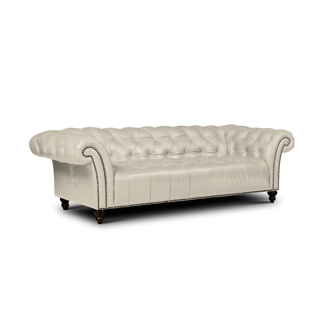angled view of the Lusso Sofa by Hand & Grain