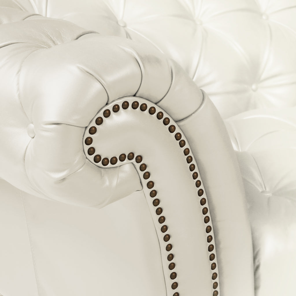 arm detail of the Hand & Grain Lusso Corner Sectional