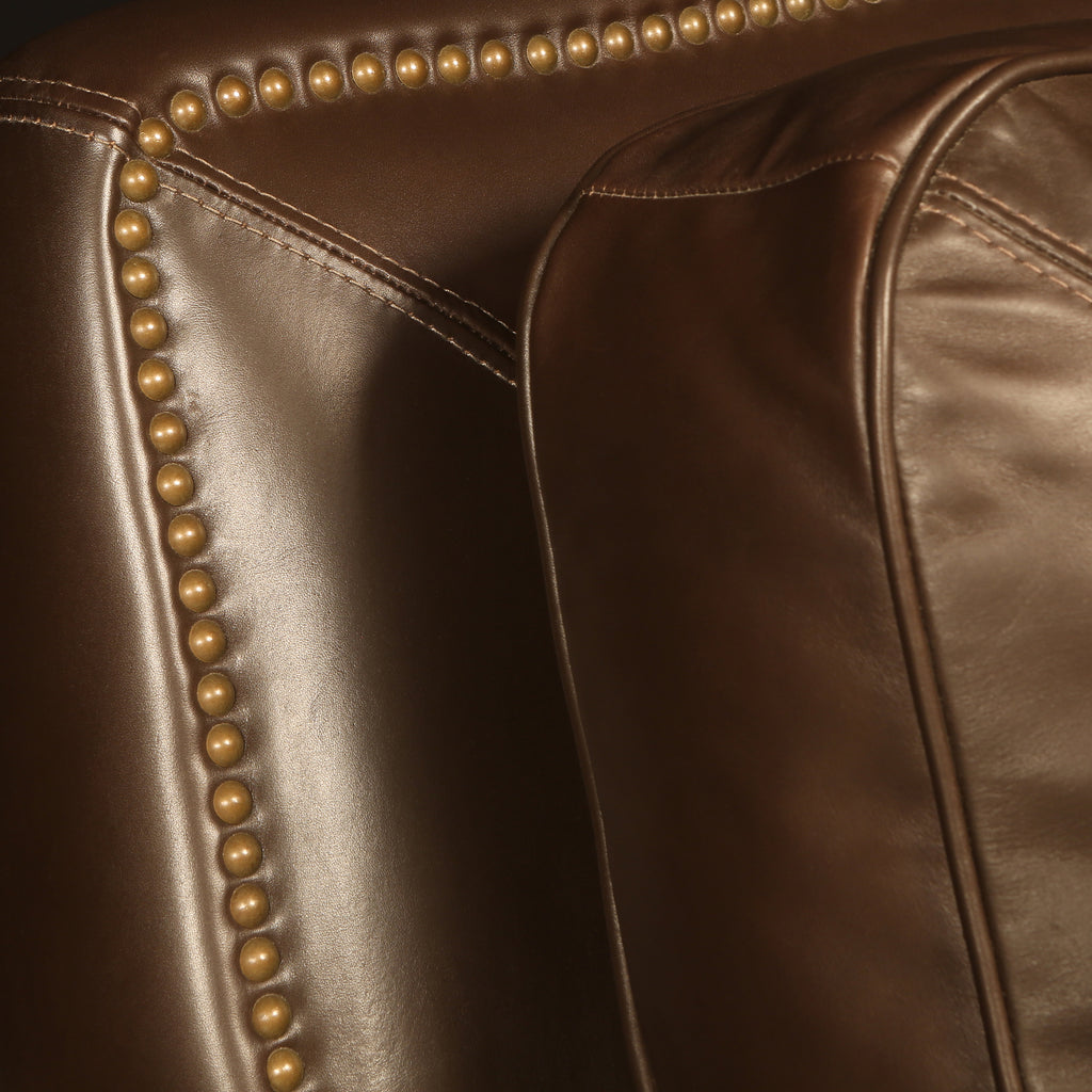 nailhead detail of the Dante Chaise Sectional by Hand & Grain