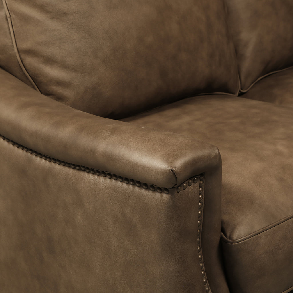 arm detail of the Hand & Grain Versailles Sofa