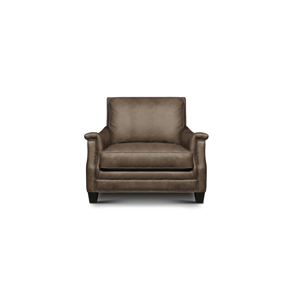 front view of the Versailles Chair and a Half by Hand & Grain