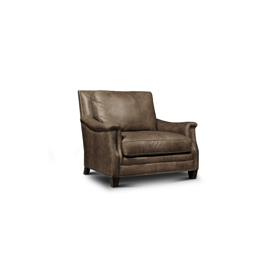 angled view of the Hand & Grain Versailles Chair and a Half