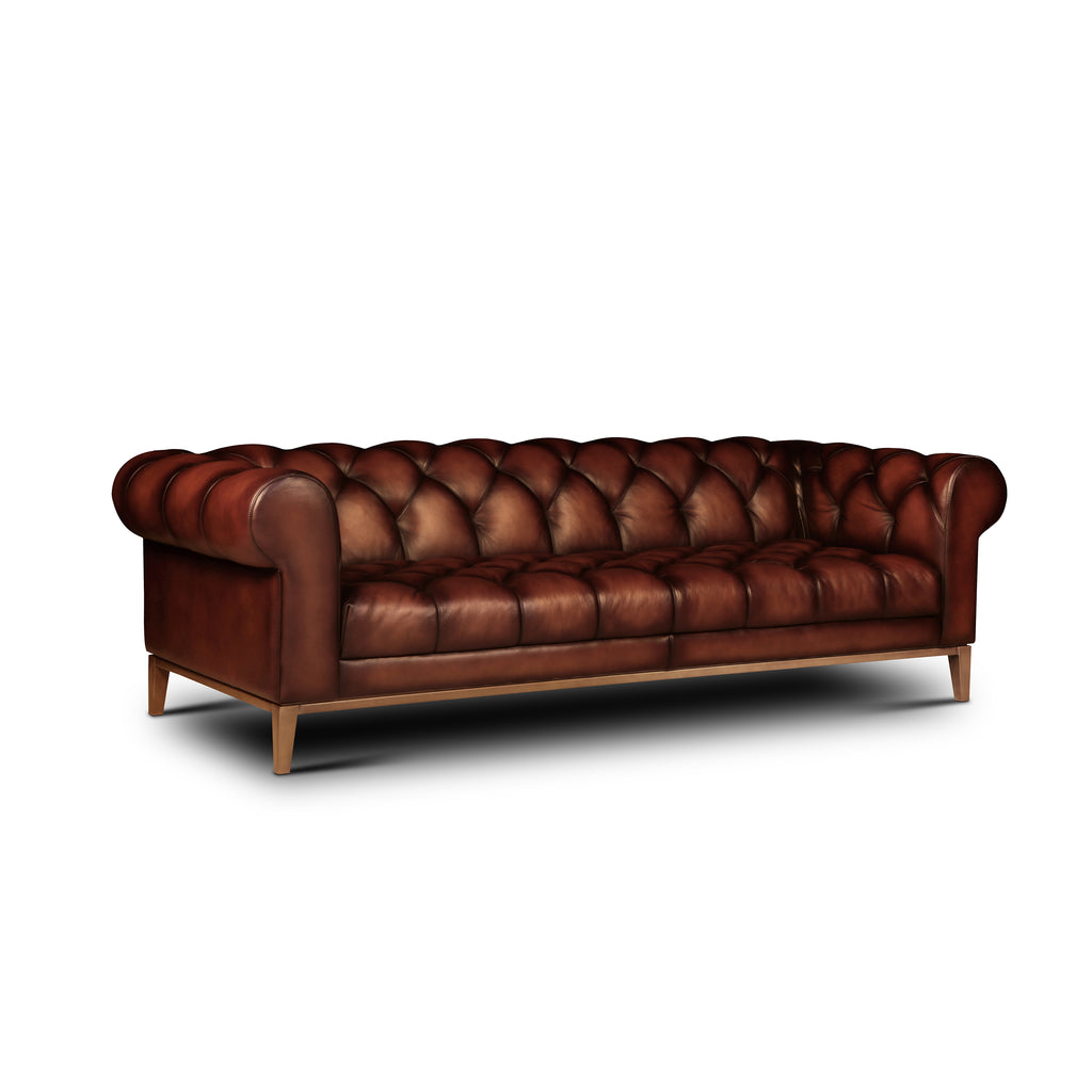 angled view of the Cuomo Sofa by Hand & Grain