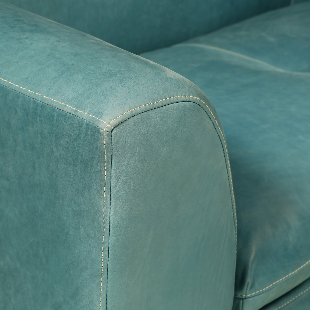 arm detail of the Hand & Grain Pia Chaise Sectional
