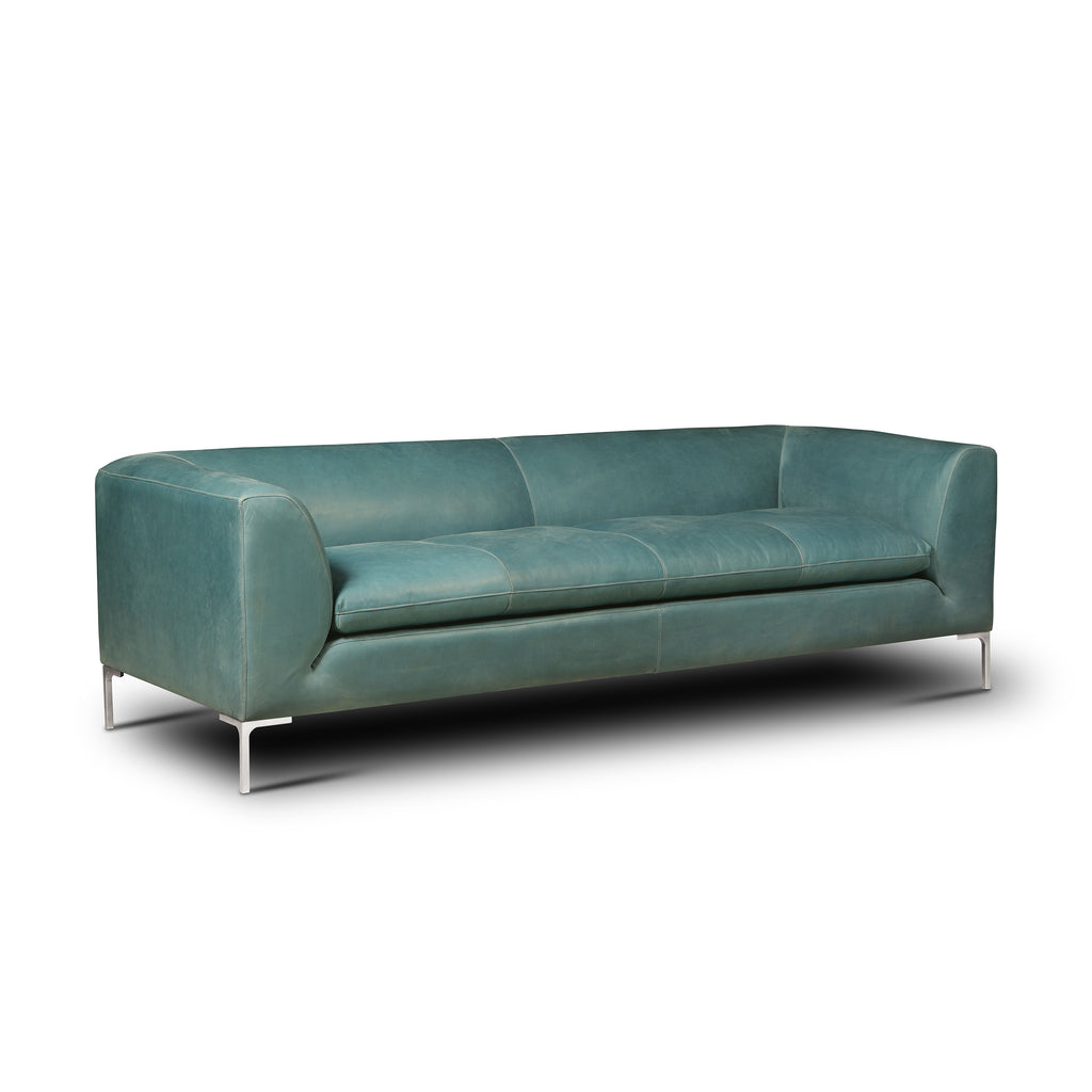 angled view of the Pia Sofa by Hand & Grain