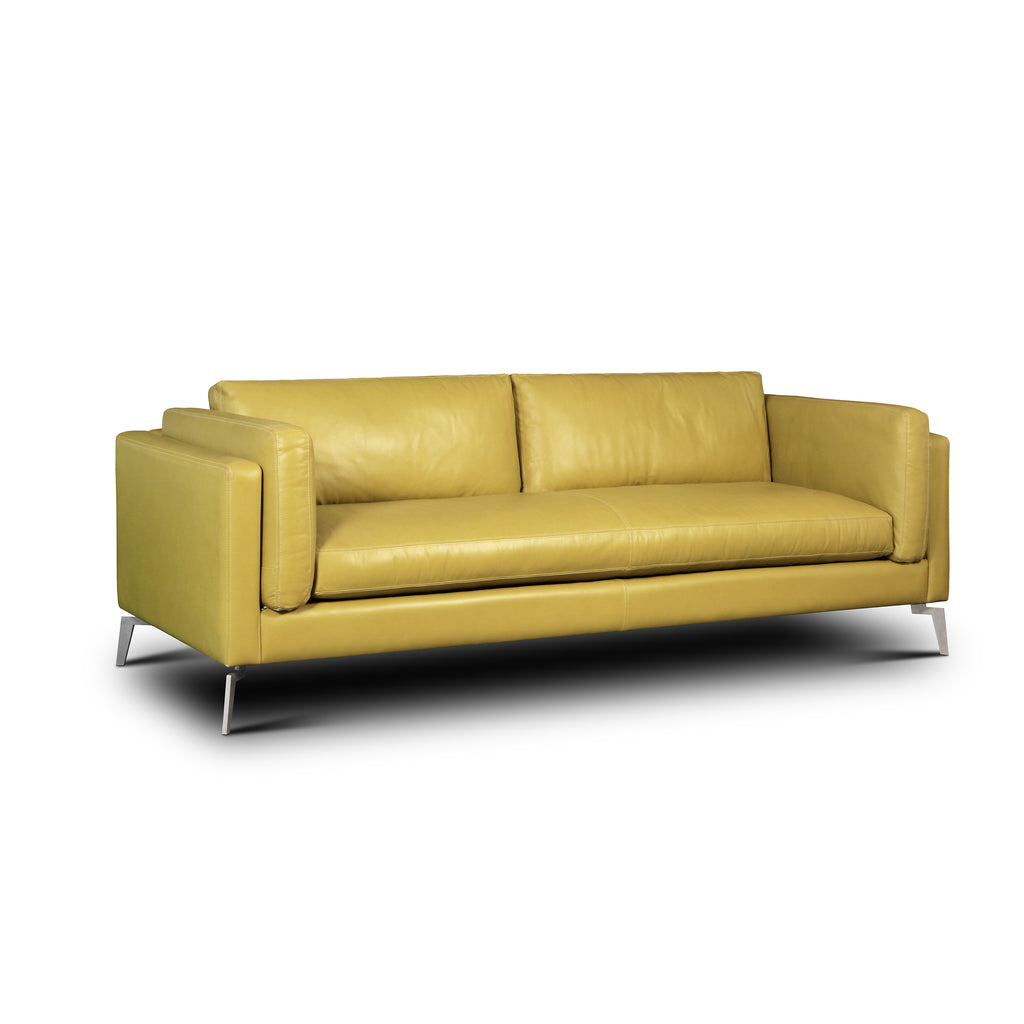 angled view of the Freya Sofa by Hand & Grain