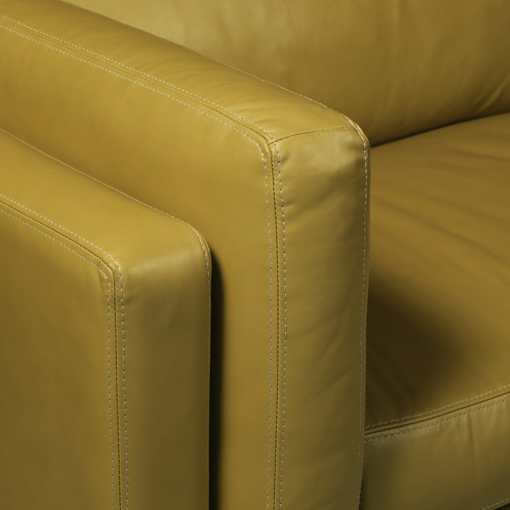 arm detail of the Hand & Grain Freya Chair