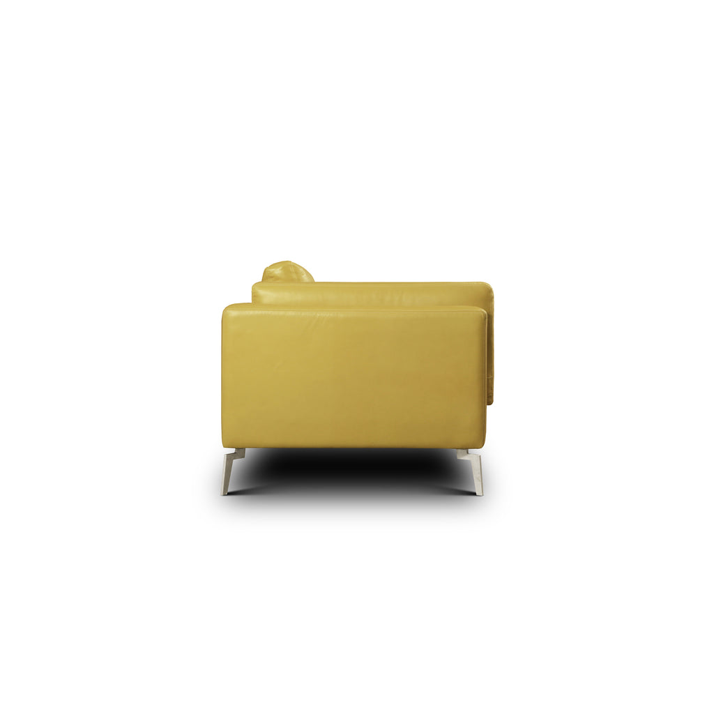 side view of the Hand & Grain Freya Sofa