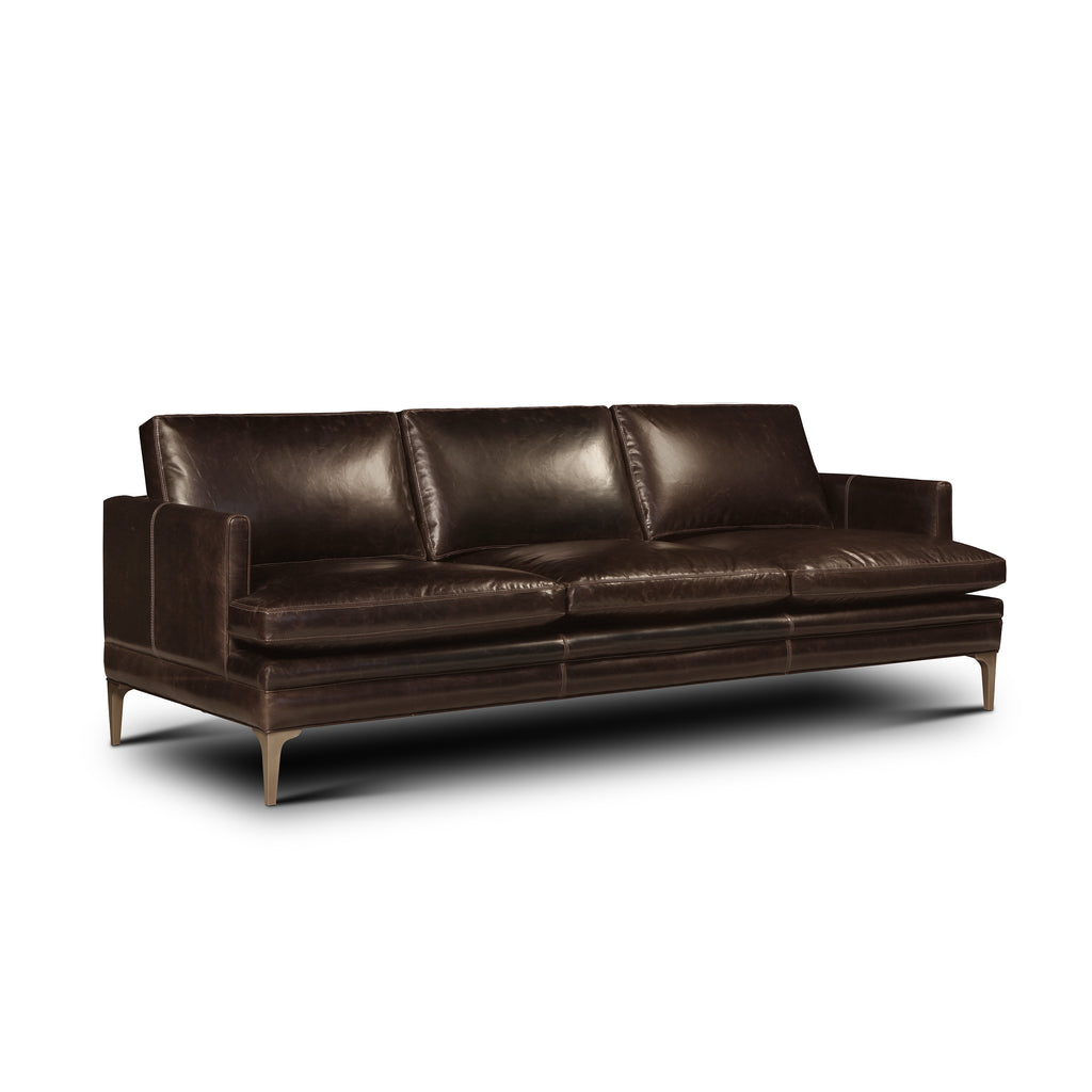 angled view of the Langdon Sofa by Hand & Grain